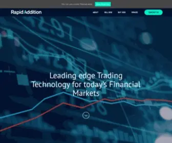 Rapidaddition.com(Trading Technology for Financial Markets) Screenshot