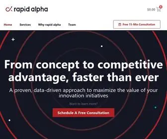 Rapidalpha.com(Rapid Alpha) Screenshot