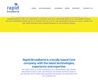 Rapidbroadband.ie(Rapid Broadband Ltd) Screenshot