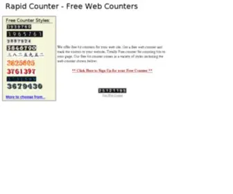 Rapidcounter.com(Rapid Counter) Screenshot