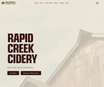 Rapidcreekcidery.com(Rapidcreekcidery) Screenshot