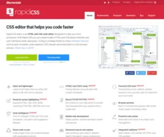 Rapidcsseditor.com(Rapid CSS editor) Screenshot