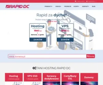 Rapiddc.pl(Tani hosting) Screenshot