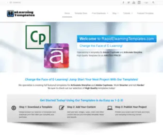 Rapidelearningtemplates.com(RapidElearningTemplates) Screenshot