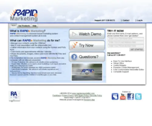 Rapidemarketing.com(RAPID eMarketing) Screenshot