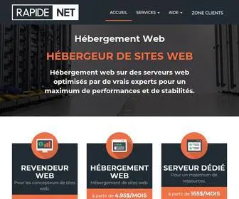 Rapidenet.ca(Hébergeur Web depuis 2003) Screenshot