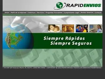 Rapidenvios.com(Rapid Envios) Screenshot