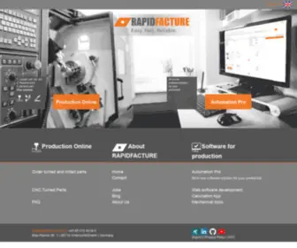 Rapidfacture.com(CNC-Drehteile online zeichnen und bestellen) Screenshot