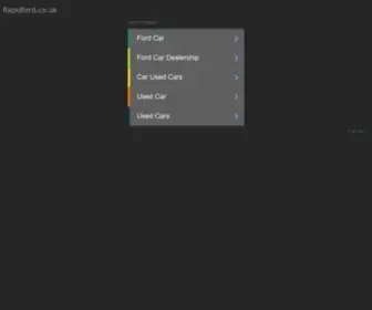 Rapidford.co.uk(Rapid Ford) Screenshot