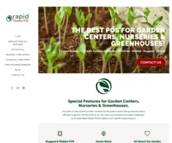 Rapidgardenpos.com(Garden Center POS for Nursery & Landscape) Screenshot