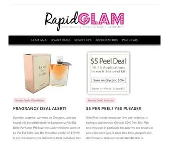 Rapidglam.com(Skin, hair, face, color) Screenshot