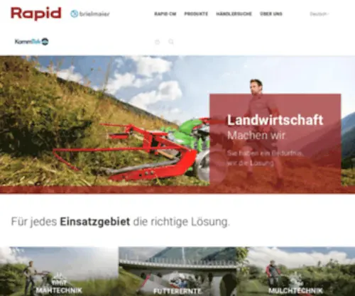 Rapidholding.ch(Präzisionstechnik für die Ewigkeit) Screenshot
