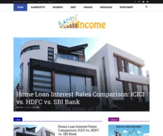 Rapidincome.net(Financial solutions to Advance your business) Screenshot