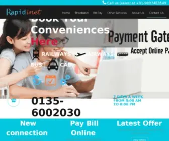 Rapidinet.com(Rapidinet) Screenshot