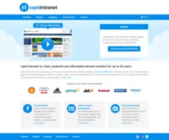 Rapidintranet.com(Intranet) Screenshot