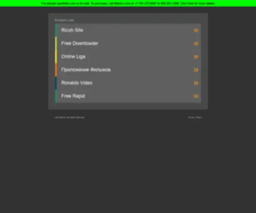 Rapidlinks.com(The Leading Rapid Links Site on the Net) Screenshot