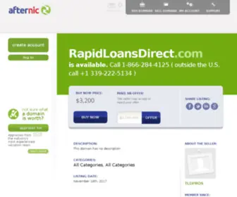 Rapidloansdirect.com(Personal loans) Screenshot