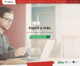 Rapidmail.com.mx(Software online para newsletter de rapidmail) Screenshot