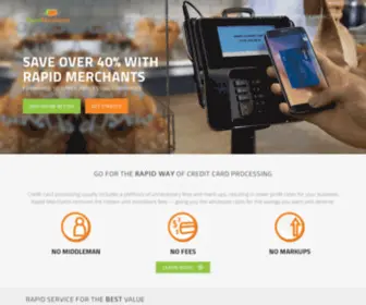 Rapidmerchants.com(Rapid Service) Screenshot