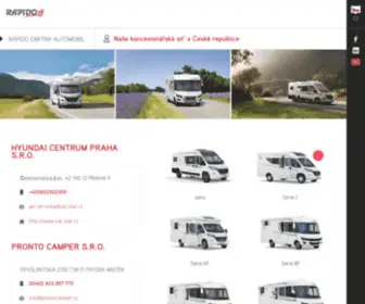 Rapido-Obytny-Automobil.cz(Camping-cars RAPIDO Rép) Screenshot