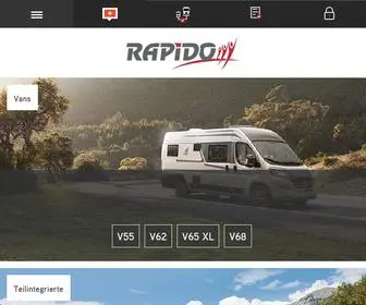 Rapido-Reisemobil.ch(Reisemobile RAPIDO Schweiz) Screenshot