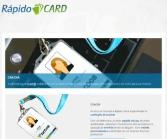 Rapidocard.com.br(Crachá profissional e de qualidade é aqui) Screenshot