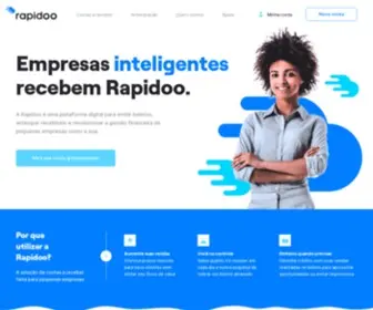 Rapidoo.com.br(Emissão e Antecipação de boletos para PMEs) Screenshot