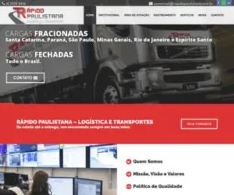 Rapidopaulistana.com.br(Transporte) Screenshot