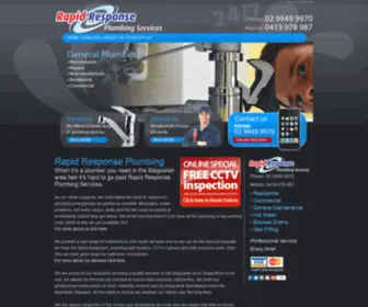 Rapidplumbing.com.au(Plumber Balgowlah) Screenshot