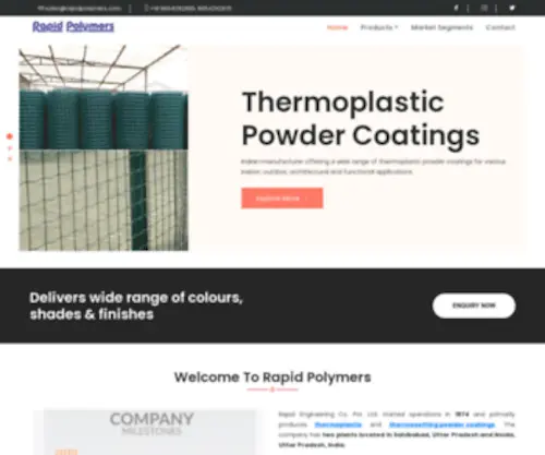 Rapidpolymers.com(Rapidpolymers) Screenshot