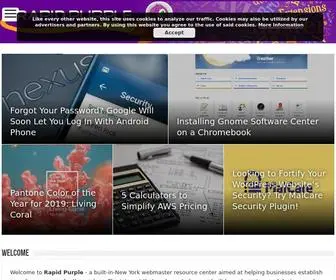 Rapidpurple.com(Webmaster News) Screenshot