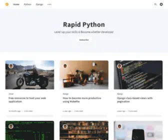 Rapidpython.com(Nginx) Screenshot