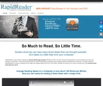 Rapidreader.com(Reading Made Easier) Screenshot