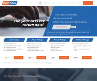 Rapidrefund.net(Get Your Tax Refund Fast) Screenshot