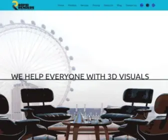 Rapidrenders.com(Our 3D rendering services) Screenshot