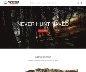 Rapidriflecovers.com(Rapid Rifle Covers by Beartooth Products) Screenshot