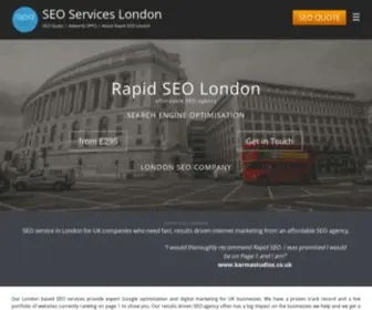 Rapidseo.london(Affordable London SEO Company) Screenshot