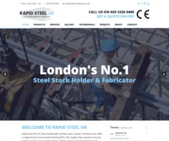 Rapidsteelbeams.com(rapidsteelbeams) Screenshot