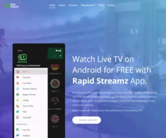 Rapidstreamz.tv(Rapid Streamz APK Download v2.9.8 for Android) Screenshot