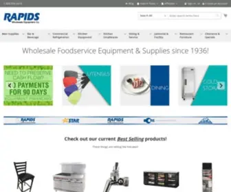 Rapidswholesale.com(Restaurant and Bar Supplies) Screenshot