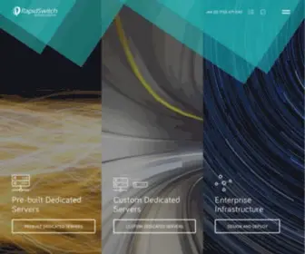 Rapidswitch.com(UK Dedicated Servers & Enterprise IaaS) Screenshot