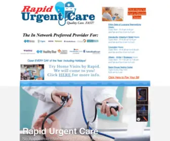 Rapidurgentcare.com(Rapid Urgent Care & Telemedicine Slidell Covington Metairie Mandeville Bogalusa) Screenshot