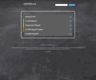 Rapidvideo.org(File upload) Screenshot