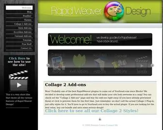 Rapidweaverdesign.com(RapidWeaver Design) Screenshot