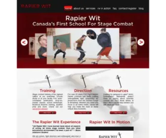 Rapierwit.com(Rapier Wit) Screenshot