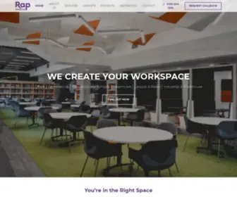 Rapinteriors.co.uk(Fit Out) Screenshot