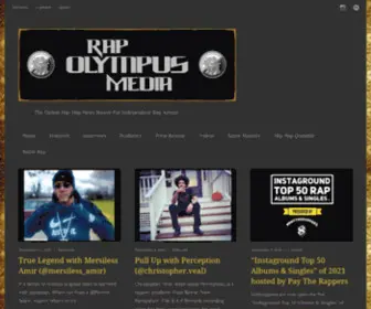 Rapolympus.com(The Online Hip) Screenshot