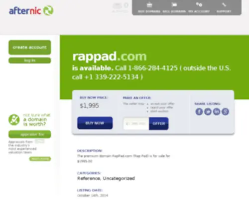 Rappad.com(Rappad) Screenshot