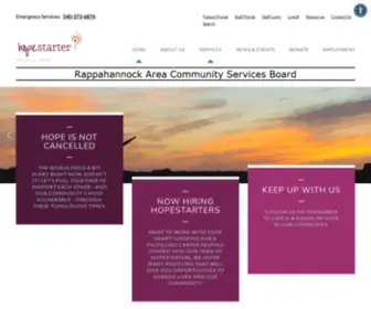 Rappahannockareacsb.org(Rappahannock Area Community Services Board) Screenshot