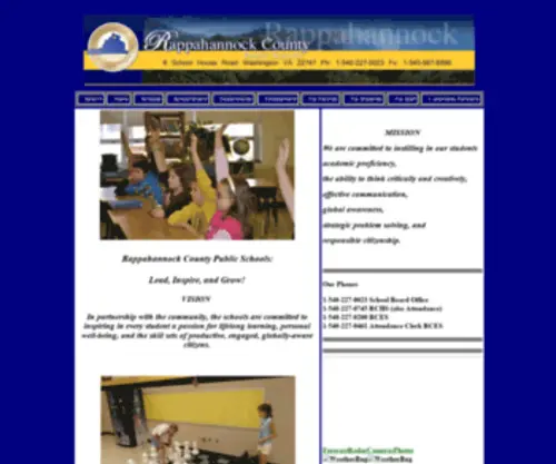 Rappahannockschools.us(Rappahannock County Public Schools) Screenshot
